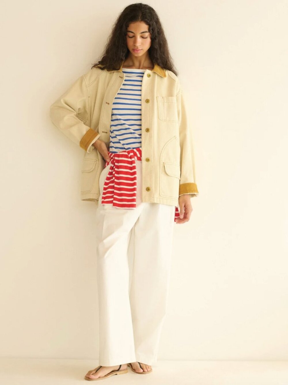 Dôen Pascual Jacket in Straw Size M